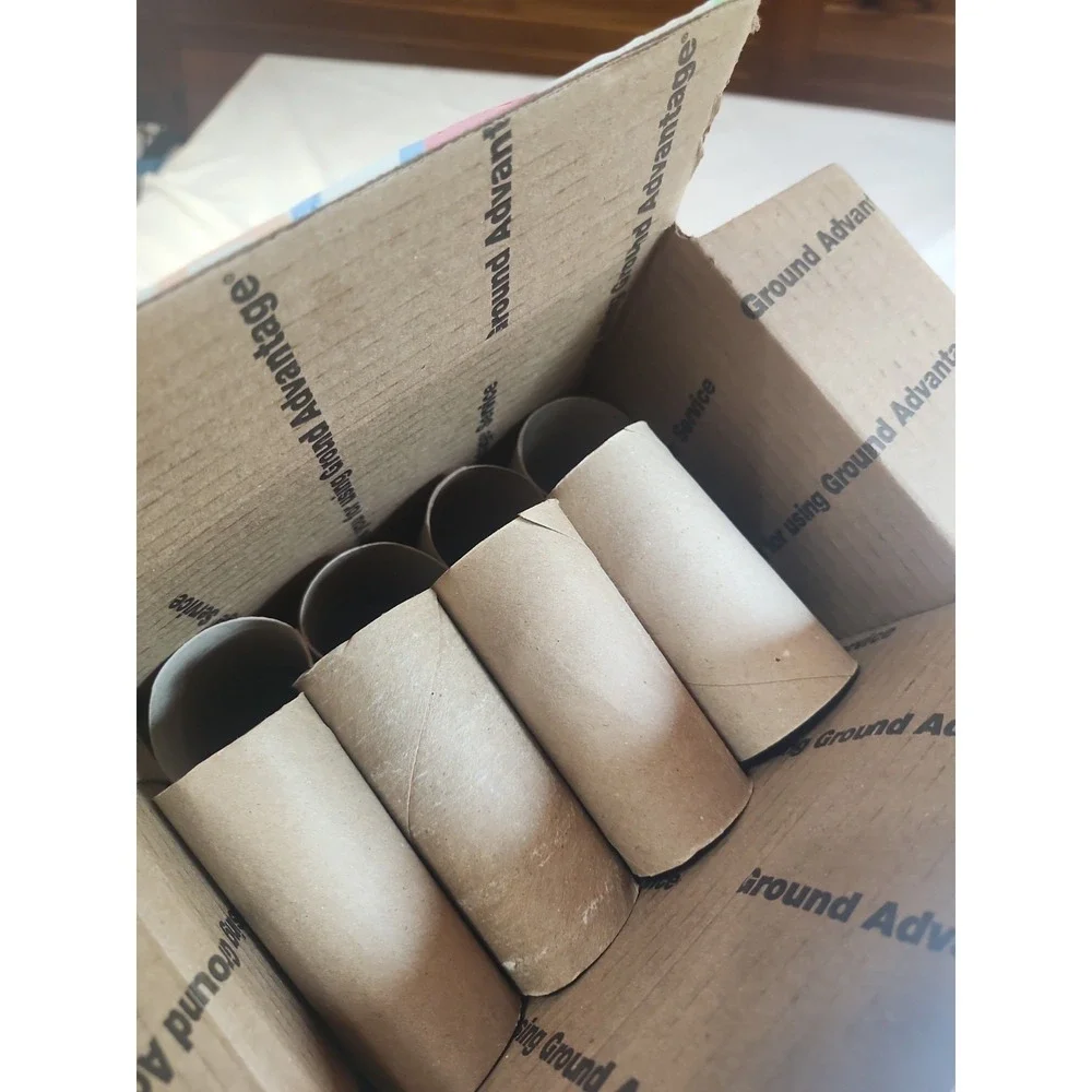40 Empty Toilet Paper Rolls Tube Cardboard Art Supplies School Crafts Quick Ship